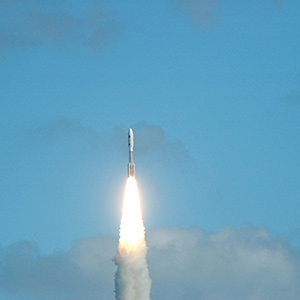 Atlas V rocket carrying the New Horizons spacecraft.
