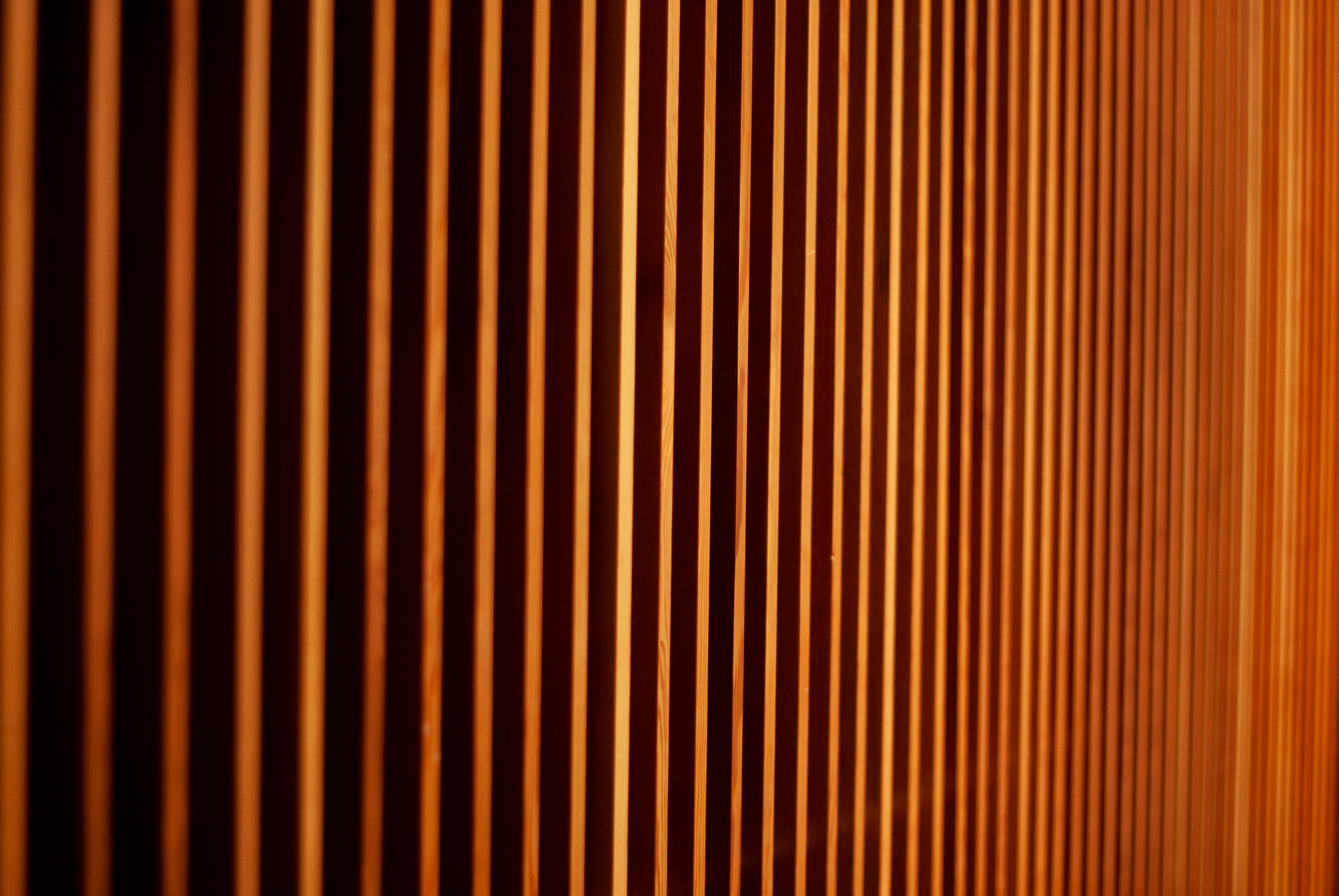 An abstract photograph of a wall of lines.