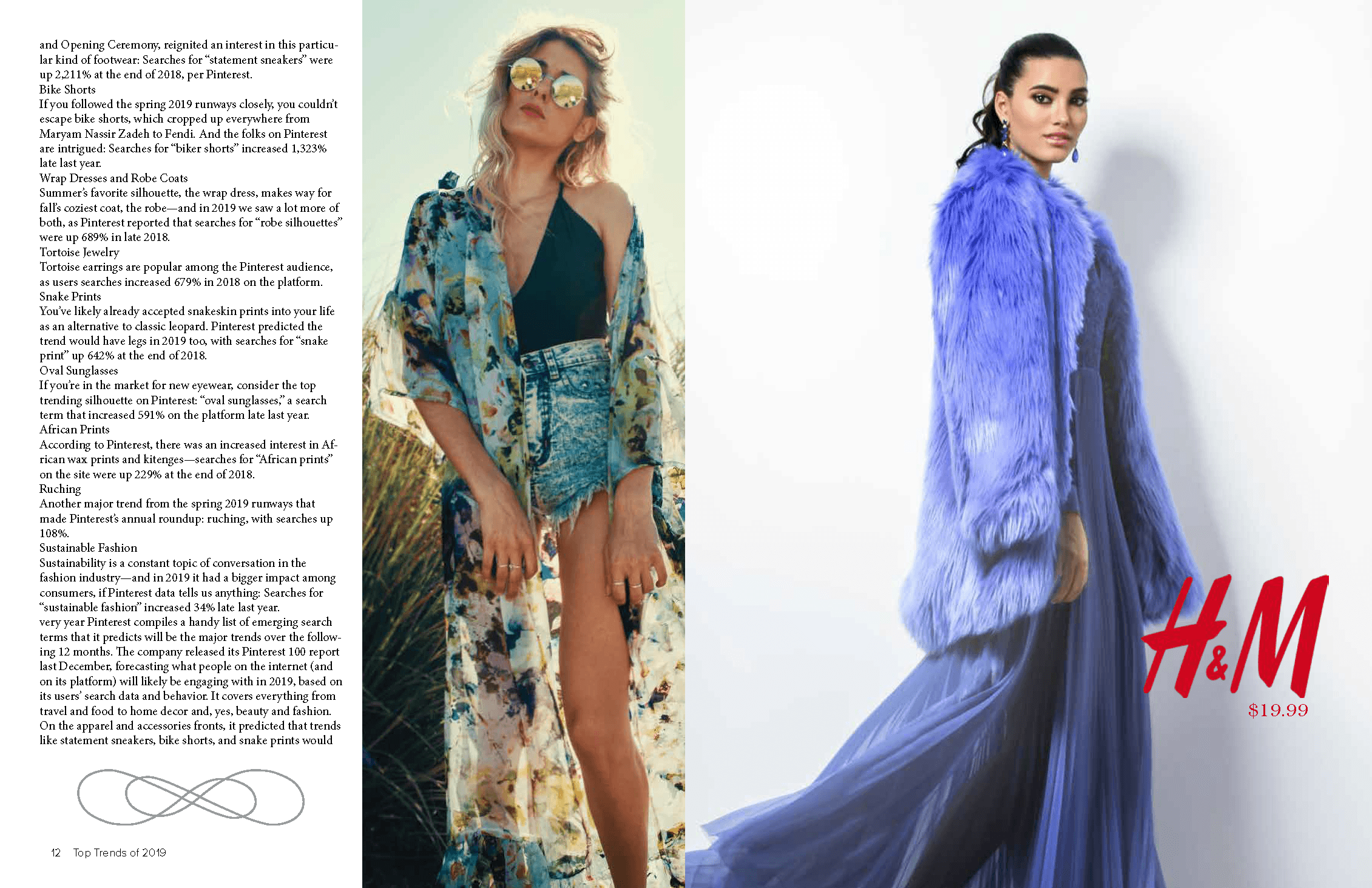 The sixth spread of Trending, the start of the second article