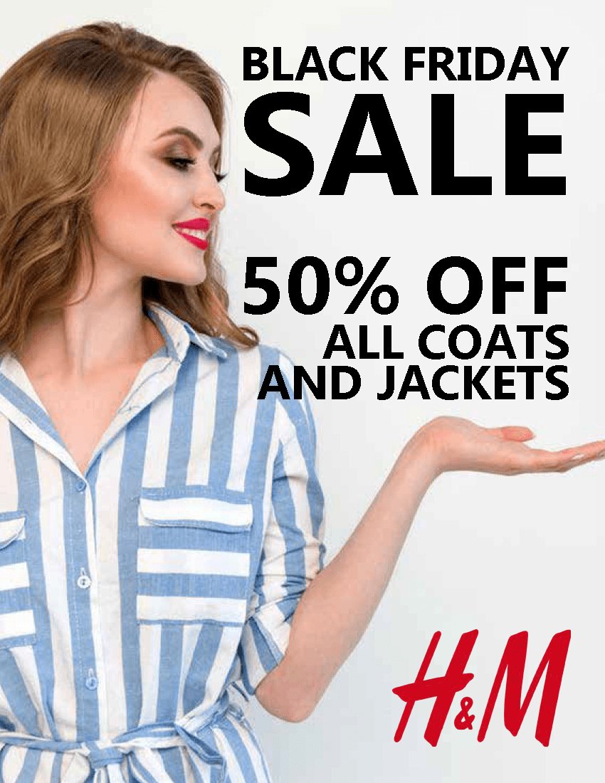 The back page of Trending, an advertisment for H&M
